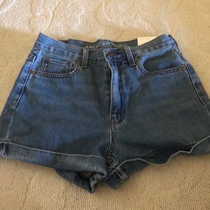 New American Eagle Mom Jean Shorts Sz 6